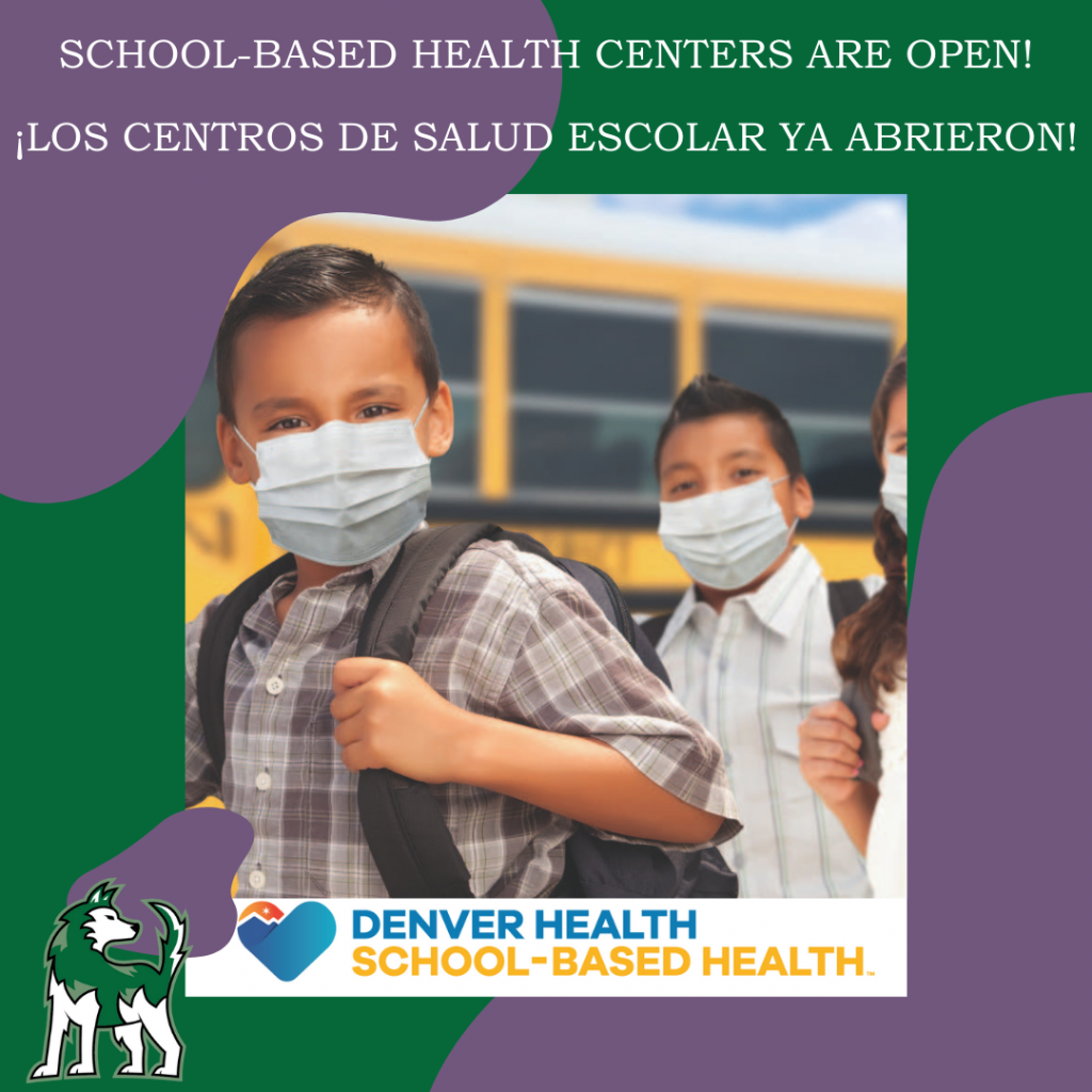 School Based Health Centers Now Open